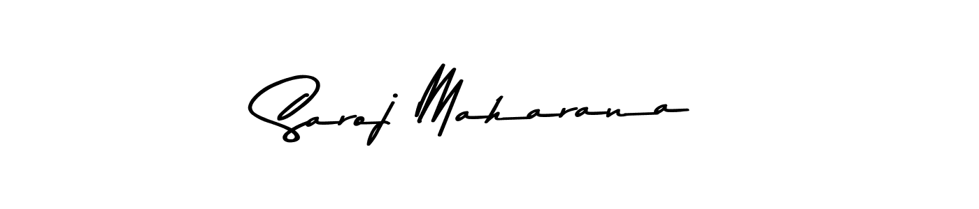 Make a beautiful signature design for name Saroj Maharana. Use this online signature maker to create a handwritten signature for free. Saroj Maharana signature style 9 images and pictures png