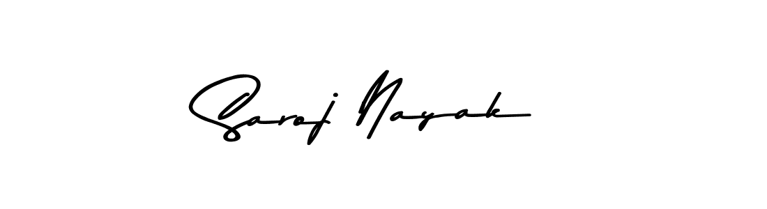 Saroj Nayak stylish signature style. Best Handwritten Sign (Asem Kandis PERSONAL USE) for my name. Handwritten Signature Collection Ideas for my name Saroj Nayak. Saroj Nayak signature style 9 images and pictures png