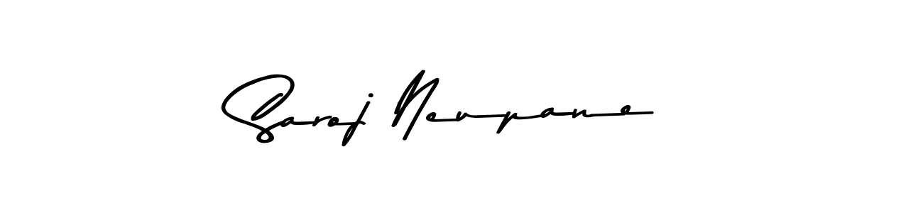 Make a beautiful signature design for name Saroj Neupane. Use this online signature maker to create a handwritten signature for free. Saroj Neupane signature style 9 images and pictures png