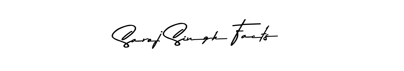 The best way (Asem Kandis PERSONAL USE) to make a short signature is to pick only two or three words in your name. The name Saroj Singh Facts include a total of six letters. For converting this name. Saroj Singh Facts signature style 9 images and pictures png