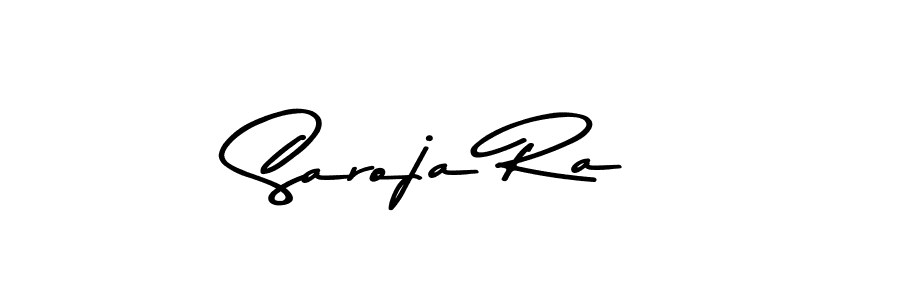 The best way (Asem Kandis PERSONAL USE) to make a short signature is to pick only two or three words in your name. The name Saroja Ra include a total of six letters. For converting this name. Saroja Ra signature style 9 images and pictures png