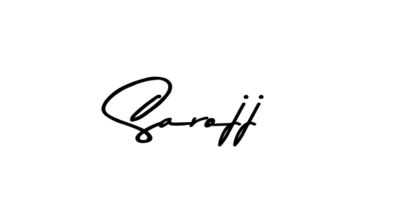 This is the best signature style for the Sarojj name. Also you like these signature font (Asem Kandis PERSONAL USE). Mix name signature. Sarojj signature style 9 images and pictures png