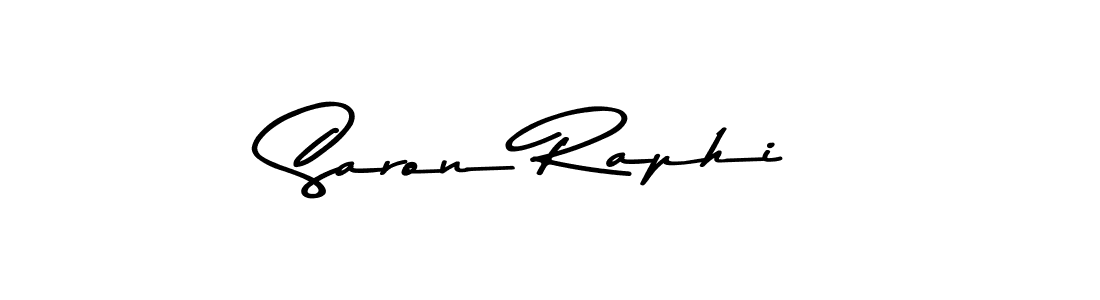 Saron Raphi stylish signature style. Best Handwritten Sign (Asem Kandis PERSONAL USE) for my name. Handwritten Signature Collection Ideas for my name Saron Raphi. Saron Raphi signature style 9 images and pictures png