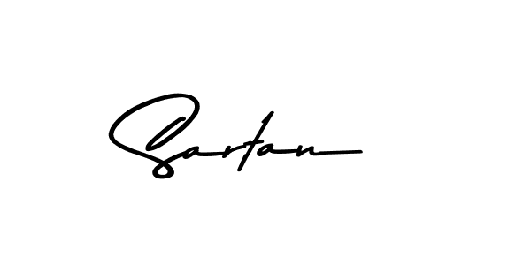 Create a beautiful signature design for name Sartan. With this signature (Asem Kandis PERSONAL USE) fonts, you can make a handwritten signature for free. Sartan signature style 9 images and pictures png