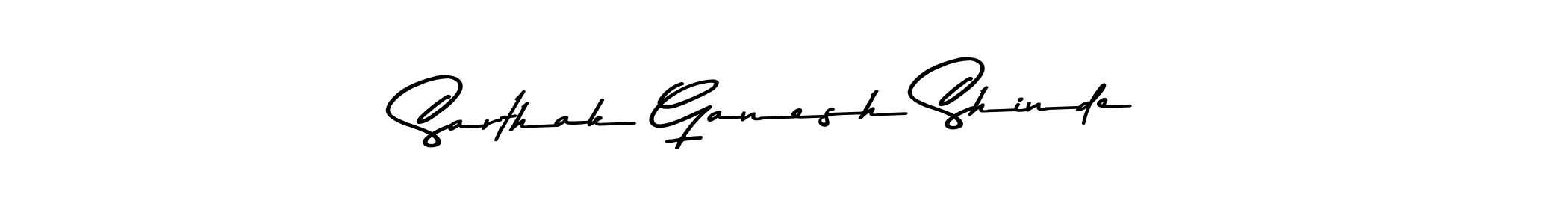 Use a signature maker to create a handwritten signature online. With this signature software, you can design (Asem Kandis PERSONAL USE) your own signature for name Sarthak Ganesh Shinde. Sarthak Ganesh Shinde signature style 9 images and pictures png