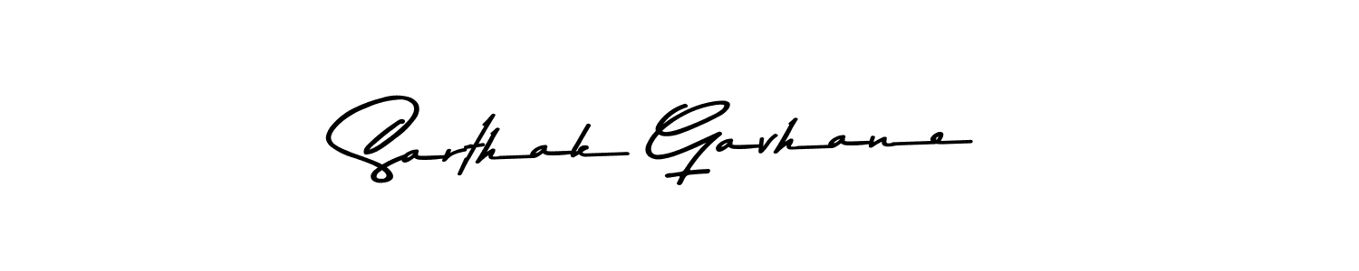 Sarthak Gavhane stylish signature style. Best Handwritten Sign (Asem Kandis PERSONAL USE) for my name. Handwritten Signature Collection Ideas for my name Sarthak Gavhane. Sarthak Gavhane signature style 9 images and pictures png