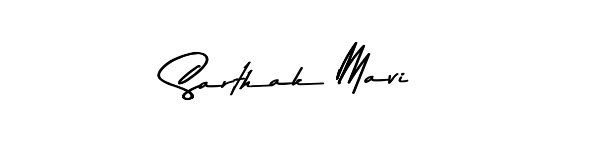 Design your own signature with our free online signature maker. With this signature software, you can create a handwritten (Asem Kandis PERSONAL USE) signature for name Sarthak Mavi. Sarthak Mavi signature style 9 images and pictures png