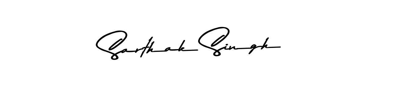 How to make Sarthak Singh signature? Asem Kandis PERSONAL USE is a professional autograph style. Create handwritten signature for Sarthak Singh name. Sarthak Singh signature style 9 images and pictures png