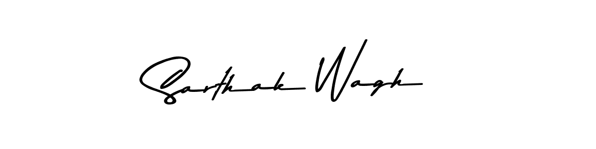 Design your own signature with our free online signature maker. With this signature software, you can create a handwritten (Asem Kandis PERSONAL USE) signature for name Sarthak Wagh. Sarthak Wagh signature style 9 images and pictures png