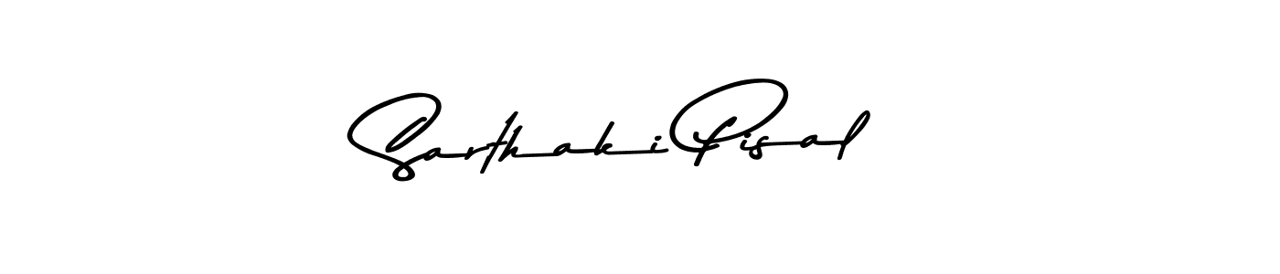 Also You can easily find your signature by using the search form. We will create Sarthaki Pisal name handwritten signature images for you free of cost using Asem Kandis PERSONAL USE sign style. Sarthaki Pisal signature style 9 images and pictures png