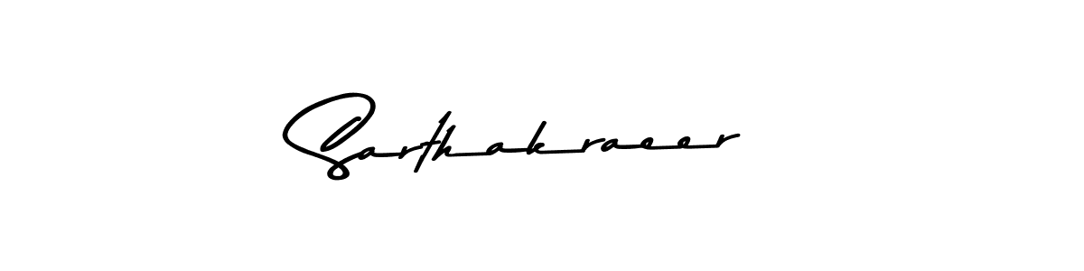 How to make Sarthakraeer signature? Asem Kandis PERSONAL USE is a professional autograph style. Create handwritten signature for Sarthakraeer name. Sarthakraeer signature style 9 images and pictures png