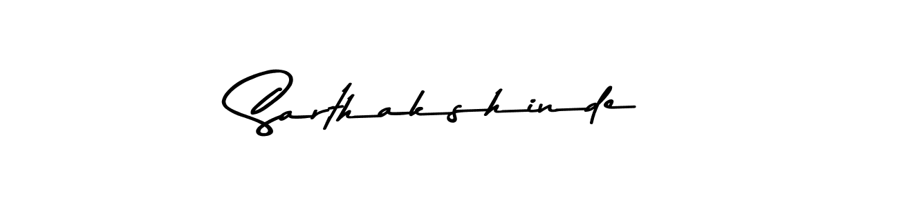 Design your own signature with our free online signature maker. With this signature software, you can create a handwritten (Asem Kandis PERSONAL USE) signature for name Sarthakshinde. Sarthakshinde signature style 9 images and pictures png