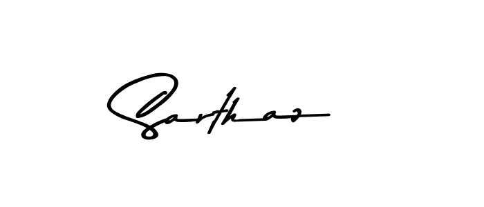Here are the top 10 professional signature styles for the name Sarthaz. These are the best autograph styles you can use for your name. Sarthaz signature style 9 images and pictures png