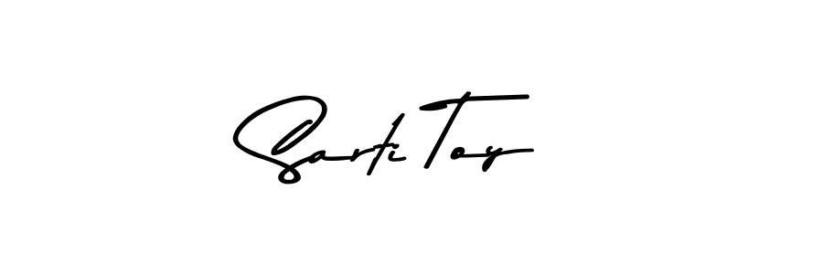 Use a signature maker to create a handwritten signature online. With this signature software, you can design (Asem Kandis PERSONAL USE) your own signature for name Sarti Toy. Sarti Toy signature style 9 images and pictures png