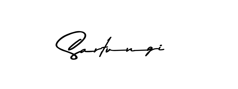 Sartungi stylish signature style. Best Handwritten Sign (Asem Kandis PERSONAL USE) for my name. Handwritten Signature Collection Ideas for my name Sartungi. Sartungi signature style 9 images and pictures png