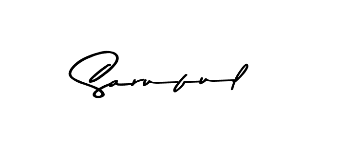 This is the best signature style for the Saruful name. Also you like these signature font (Asem Kandis PERSONAL USE). Mix name signature. Saruful signature style 9 images and pictures png