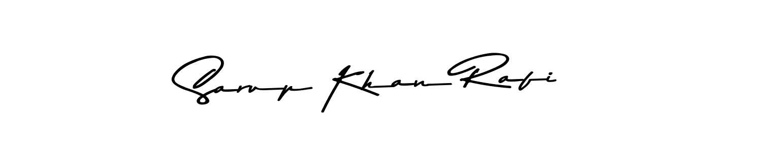 Design your own signature with our free online signature maker. With this signature software, you can create a handwritten (Asem Kandis PERSONAL USE) signature for name Sarup Khan Rafi. Sarup Khan Rafi signature style 9 images and pictures png