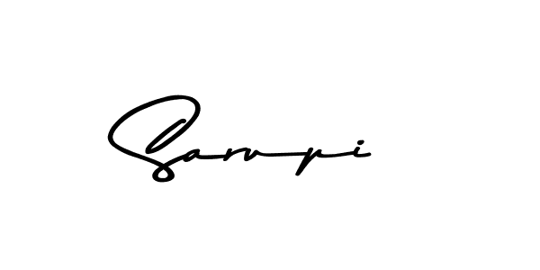 Design your own signature with our free online signature maker. With this signature software, you can create a handwritten (Asem Kandis PERSONAL USE) signature for name Sarupi. Sarupi signature style 9 images and pictures png