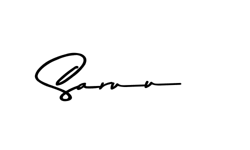 Design your own signature with our free online signature maker. With this signature software, you can create a handwritten (Asem Kandis PERSONAL USE) signature for name Saruu. Saruu signature style 9 images and pictures png