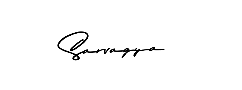 Use a signature maker to create a handwritten signature online. With this signature software, you can design (Asem Kandis PERSONAL USE) your own signature for name Sarvagya. Sarvagya signature style 9 images and pictures png