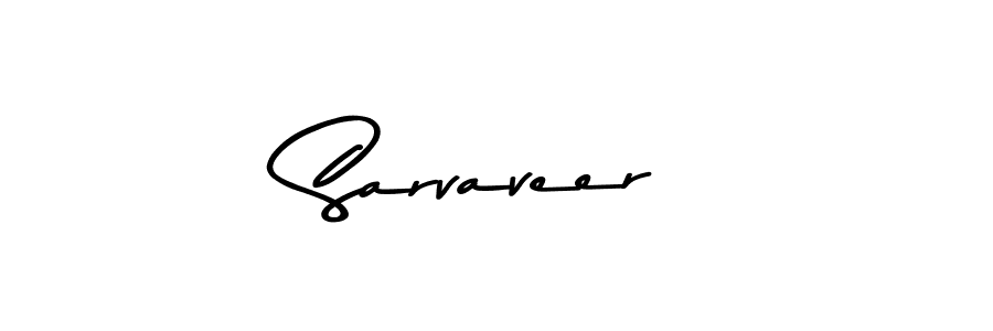 Sarvaveer stylish signature style. Best Handwritten Sign (Asem Kandis PERSONAL USE) for my name. Handwritten Signature Collection Ideas for my name Sarvaveer. Sarvaveer signature style 9 images and pictures png