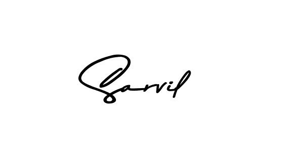 Also we have Sarvil name is the best signature style. Create professional handwritten signature collection using Asem Kandis PERSONAL USE autograph style. Sarvil signature style 9 images and pictures png