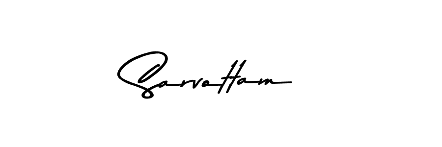 Design your own signature with our free online signature maker. With this signature software, you can create a handwritten (Asem Kandis PERSONAL USE) signature for name Sarvottam. Sarvottam signature style 9 images and pictures png