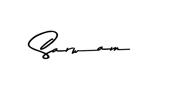 Also we have Sarwam name is the best signature style. Create professional handwritten signature collection using Asem Kandis PERSONAL USE autograph style. Sarwam signature style 9 images and pictures png