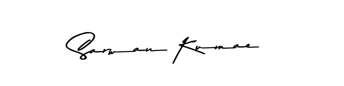 Make a beautiful signature design for name Sarwan Kumae. With this signature (Asem Kandis PERSONAL USE) style, you can create a handwritten signature for free. Sarwan Kumae signature style 9 images and pictures png