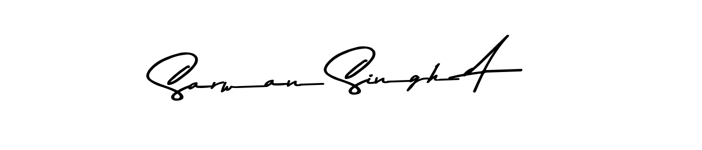 Make a beautiful signature design for name Sarwan Singh A. Use this online signature maker to create a handwritten signature for free. Sarwan Singh A signature style 9 images and pictures png