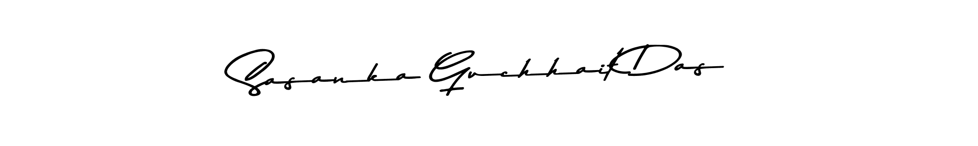 How to make Sasanka Guchhait Das name signature. Use Asem Kandis PERSONAL USE style for creating short signs online. This is the latest handwritten sign. Sasanka Guchhait Das signature style 9 images and pictures png