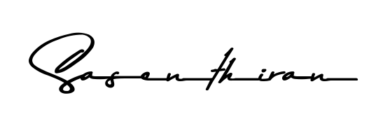 An effortless, minimalist signature concept for Sasenthiran using Asem Kandis PERSONAL USE design. Clean lines that look great on any document. Sasenthiran signature style 9 images and pictures png