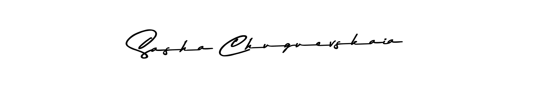 Make a beautiful signature design for name Sasha Chuguevskaia. With this signature (Asem Kandis PERSONAL USE) style, you can create a handwritten signature for free. Sasha Chuguevskaia signature style 9 images and pictures png