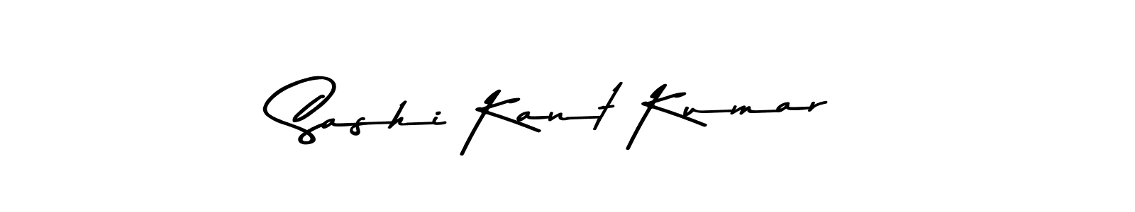 Create a beautiful signature design for name Sashi Kant Kumar. With this signature (Asem Kandis PERSONAL USE) fonts, you can make a handwritten signature for free. Sashi Kant Kumar signature style 9 images and pictures png