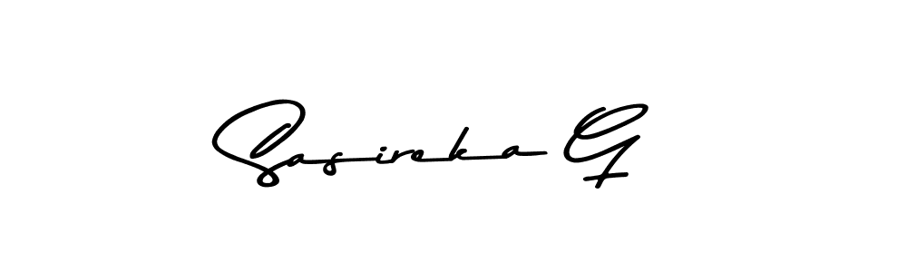 Similarly Asem Kandis PERSONAL USE is the best handwritten signature design. Signature creator online .You can use it as an online autograph creator for name Sasireka G. Sasireka G signature style 9 images and pictures png