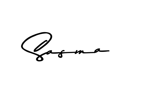 Design your own signature with our free online signature maker. With this signature software, you can create a handwritten (Asem Kandis PERSONAL USE) signature for name Sasma. Sasma signature style 9 images and pictures png