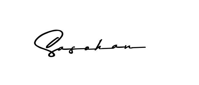 Design your own signature with our free online signature maker. With this signature software, you can create a handwritten (Asem Kandis PERSONAL USE) signature for name Sasohan. Sasohan signature style 9 images and pictures png