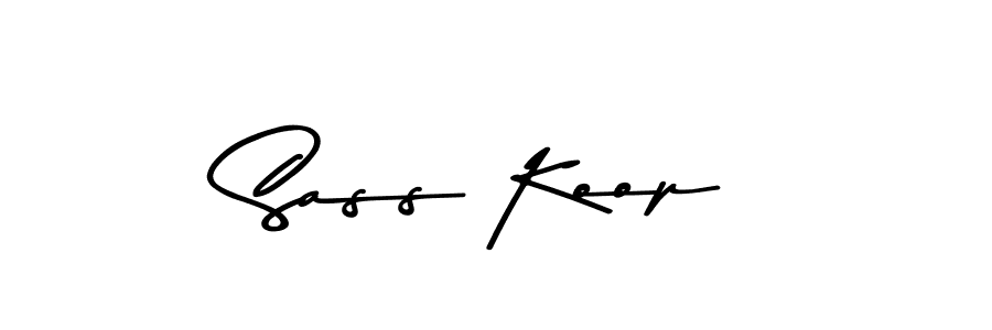 Asem Kandis PERSONAL USE is a professional signature style that is perfect for those who want to add a touch of class to their signature. It is also a great choice for those who want to make their signature more unique. Get Sass Koop name to fancy signature for free. Sass Koop signature style 9 images and pictures png