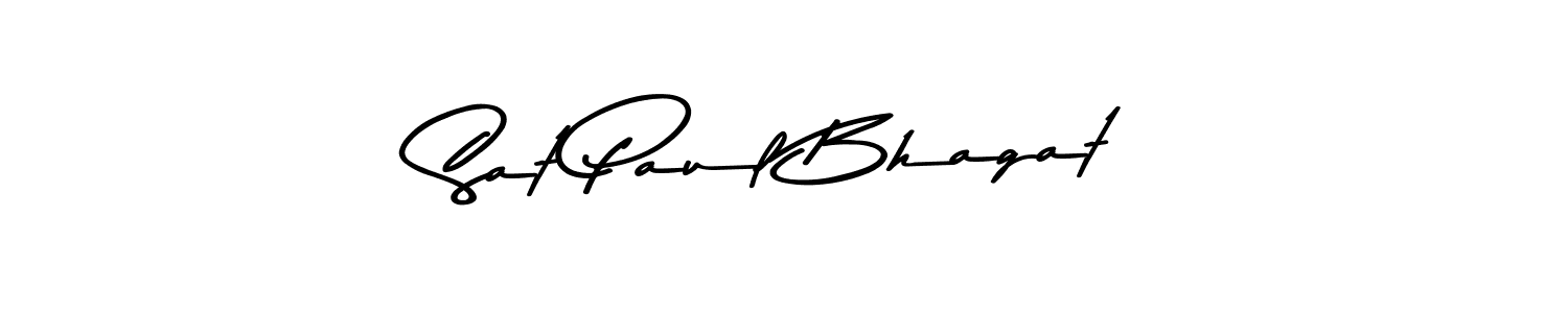 Design your own signature with our free online signature maker. With this signature software, you can create a handwritten (Asem Kandis PERSONAL USE) signature for name Sat Paul Bhagat. Sat Paul Bhagat signature style 9 images and pictures png