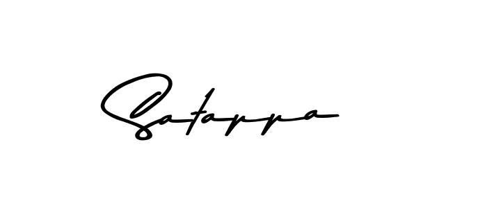 You should practise on your own different ways (Asem Kandis PERSONAL USE) to write your name (Satappa) in signature. don't let someone else do it for you. Satappa signature style 9 images and pictures png