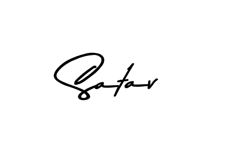 How to make Satav signature? Asem Kandis PERSONAL USE is a professional autograph style. Create handwritten signature for Satav name. Satav signature style 9 images and pictures png