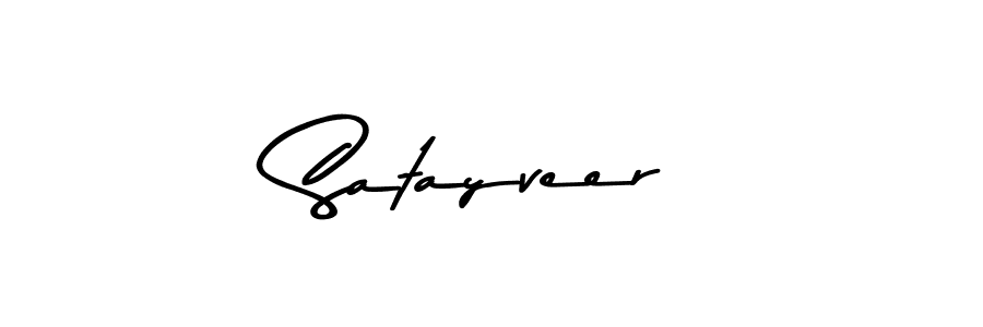 Make a beautiful signature design for name Satayveer. With this signature (Asem Kandis PERSONAL USE) style, you can create a handwritten signature for free. Satayveer signature style 9 images and pictures png