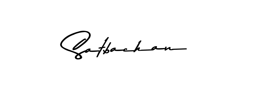 How to make Satbachan signature? Asem Kandis PERSONAL USE is a professional autograph style. Create handwritten signature for Satbachan name. Satbachan signature style 9 images and pictures png
