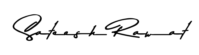 Create a personalized artistic stamp with Sateesh Rawat in Asem Kandis PERSONAL USE font. Perfect for visual artists, designers, and influencers. Sateesh Rawat signature style 9 images and pictures png