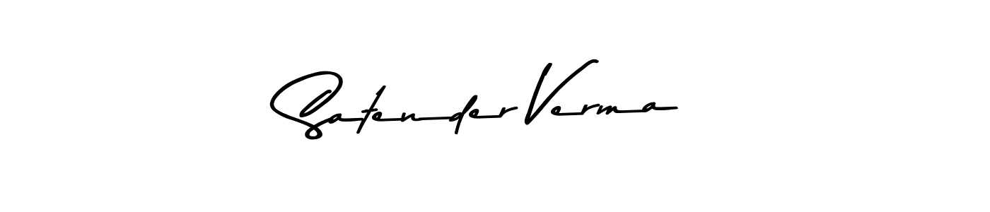 Satender Verma stylish signature style. Best Handwritten Sign (Asem Kandis PERSONAL USE) for my name. Handwritten Signature Collection Ideas for my name Satender Verma. Satender Verma signature style 9 images and pictures png
