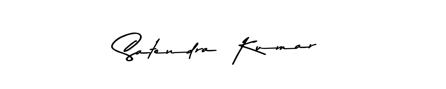 How to make Satendra  Kumar name signature. Use Asem Kandis PERSONAL USE style for creating short signs online. This is the latest handwritten sign. Satendra  Kumar signature style 9 images and pictures png