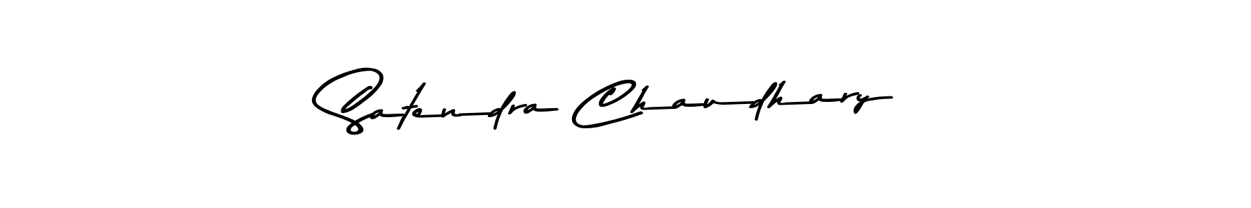 Make a beautiful signature design for name Satendra Chaudhary. With this signature (Asem Kandis PERSONAL USE) style, you can create a handwritten signature for free. Satendra Chaudhary signature style 9 images and pictures png