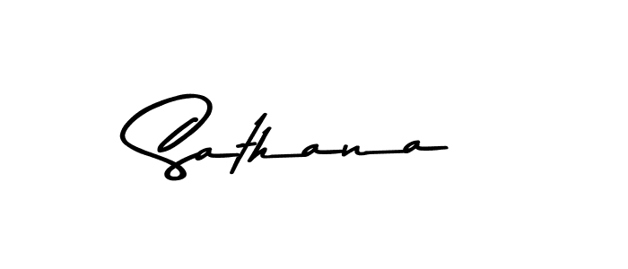 Use a signature maker to create a handwritten signature online. With this signature software, you can design (Asem Kandis PERSONAL USE) your own signature for name Sathana. Sathana signature style 9 images and pictures png