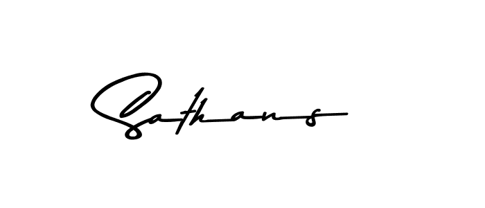 How to make Sathans signature? Asem Kandis PERSONAL USE is a professional autograph style. Create handwritten signature for Sathans name. Sathans signature style 9 images and pictures png