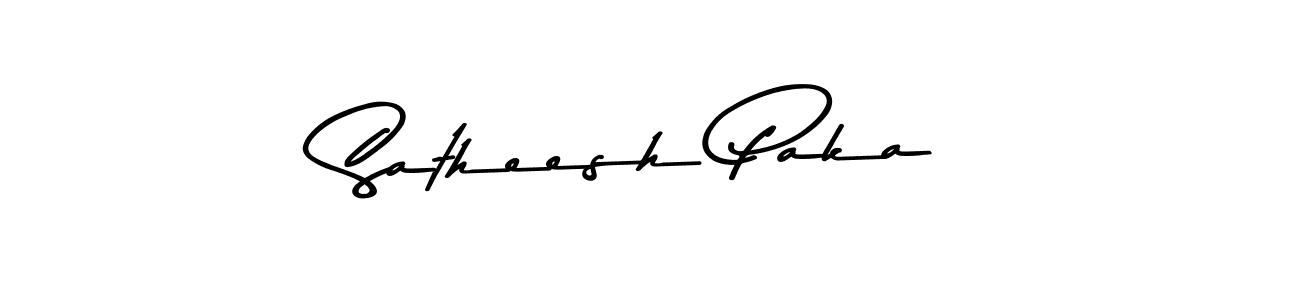 Make a beautiful signature design for name Satheesh Paka. Use this online signature maker to create a handwritten signature for free. Satheesh Paka signature style 9 images and pictures png